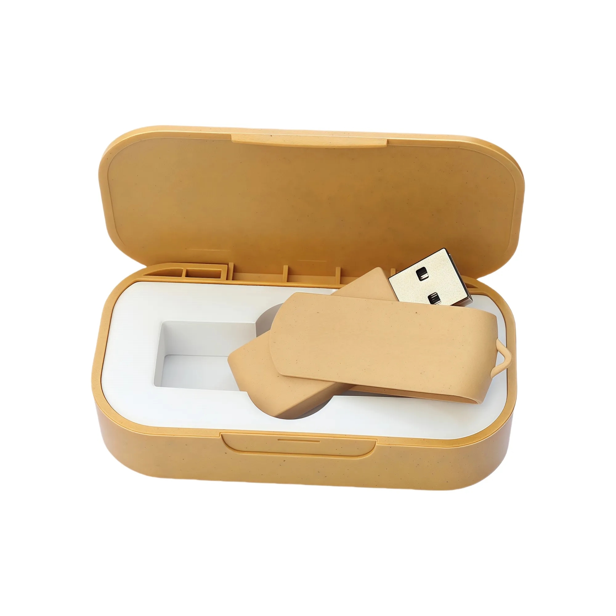 Wheat Straw USB Flash Drive with Case 5