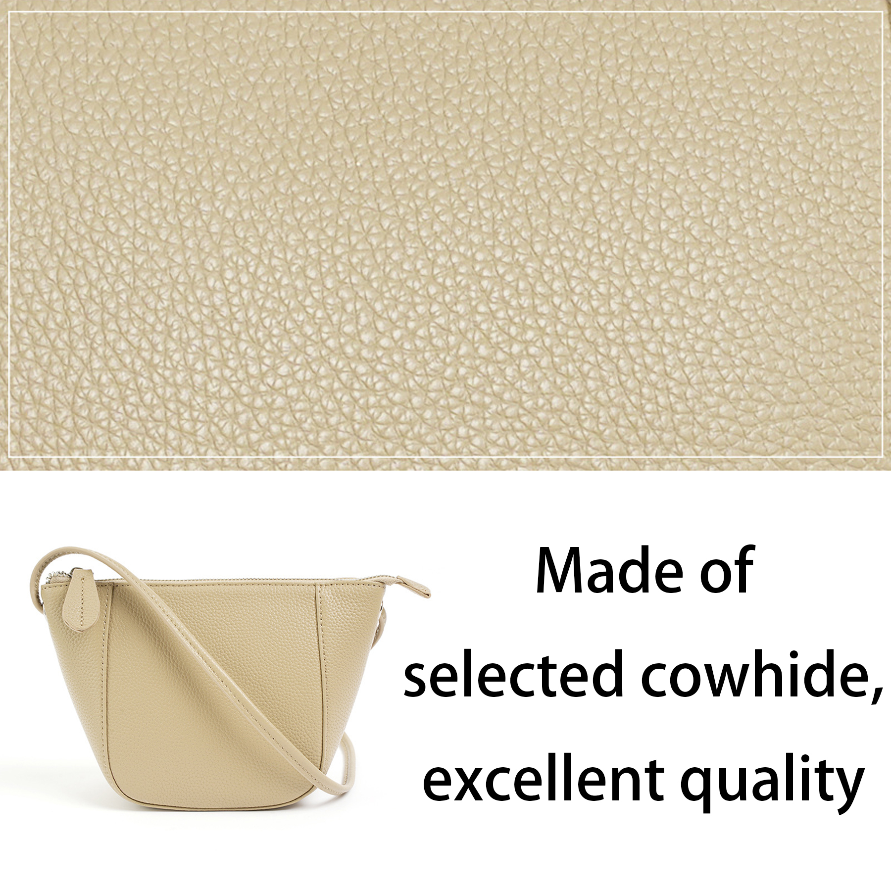 Genuine Leather Small square bag for cross-body phone 10