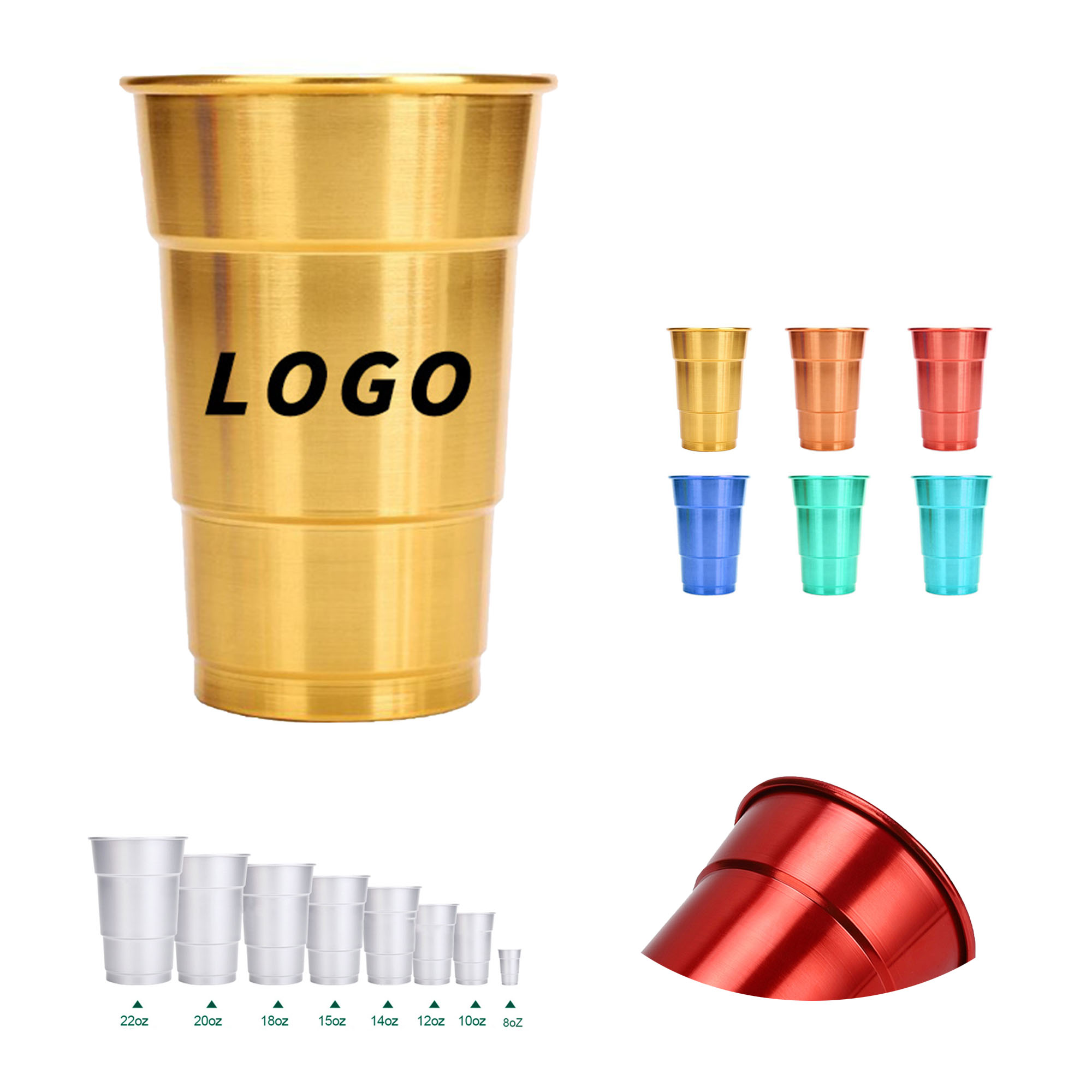 16.9oz Metal Cup 1