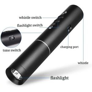 Rechargeable Electronic Whistle with Flashlight 3