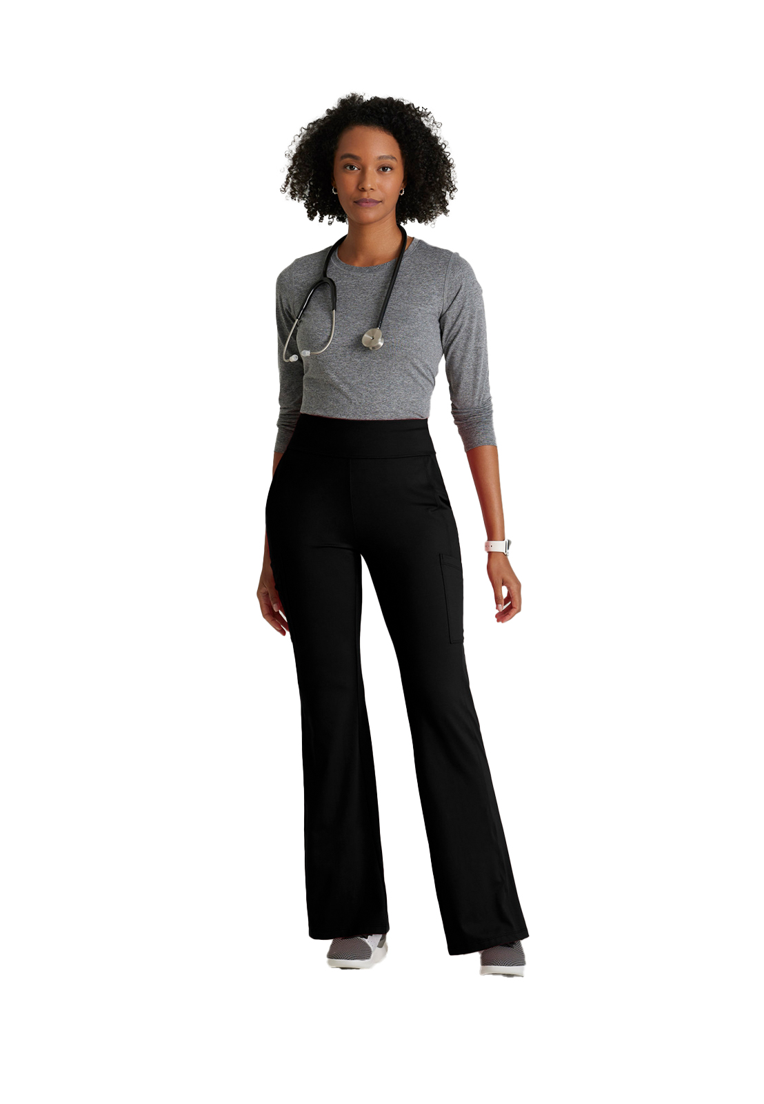 Barco One Performance Knit - Women's Seven-Pocket Flare Leg Sprint Scrub Pant 11