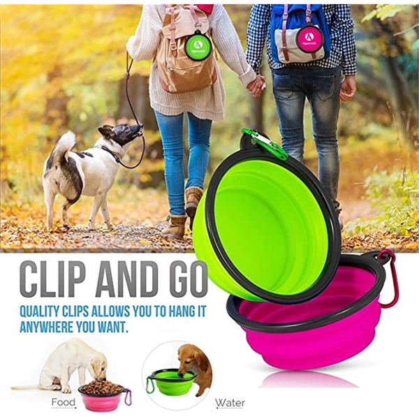 Collapsible Silicone Pet Bowl 6