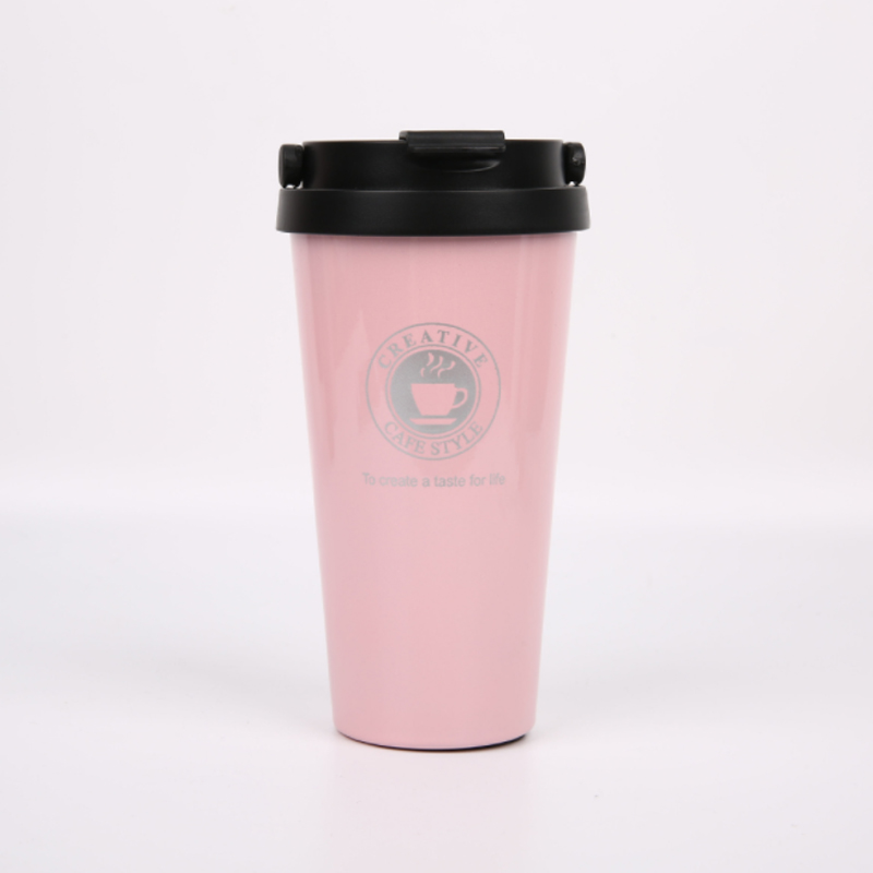 Custom Printed Travel Coffee Tumblers w/Handle 3