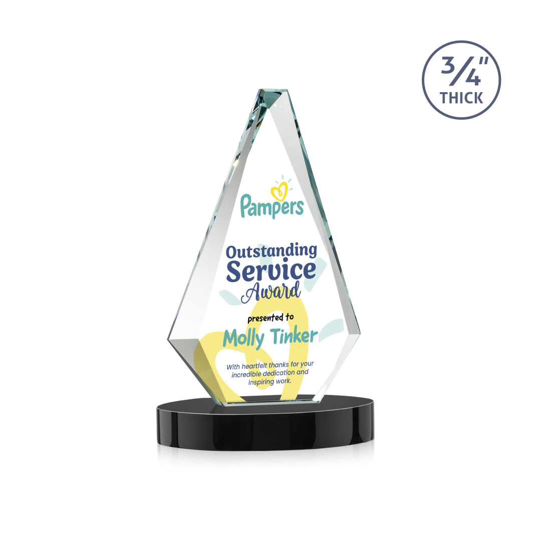 Windsor VividPrint™ Award on Alberton Base - Black 4