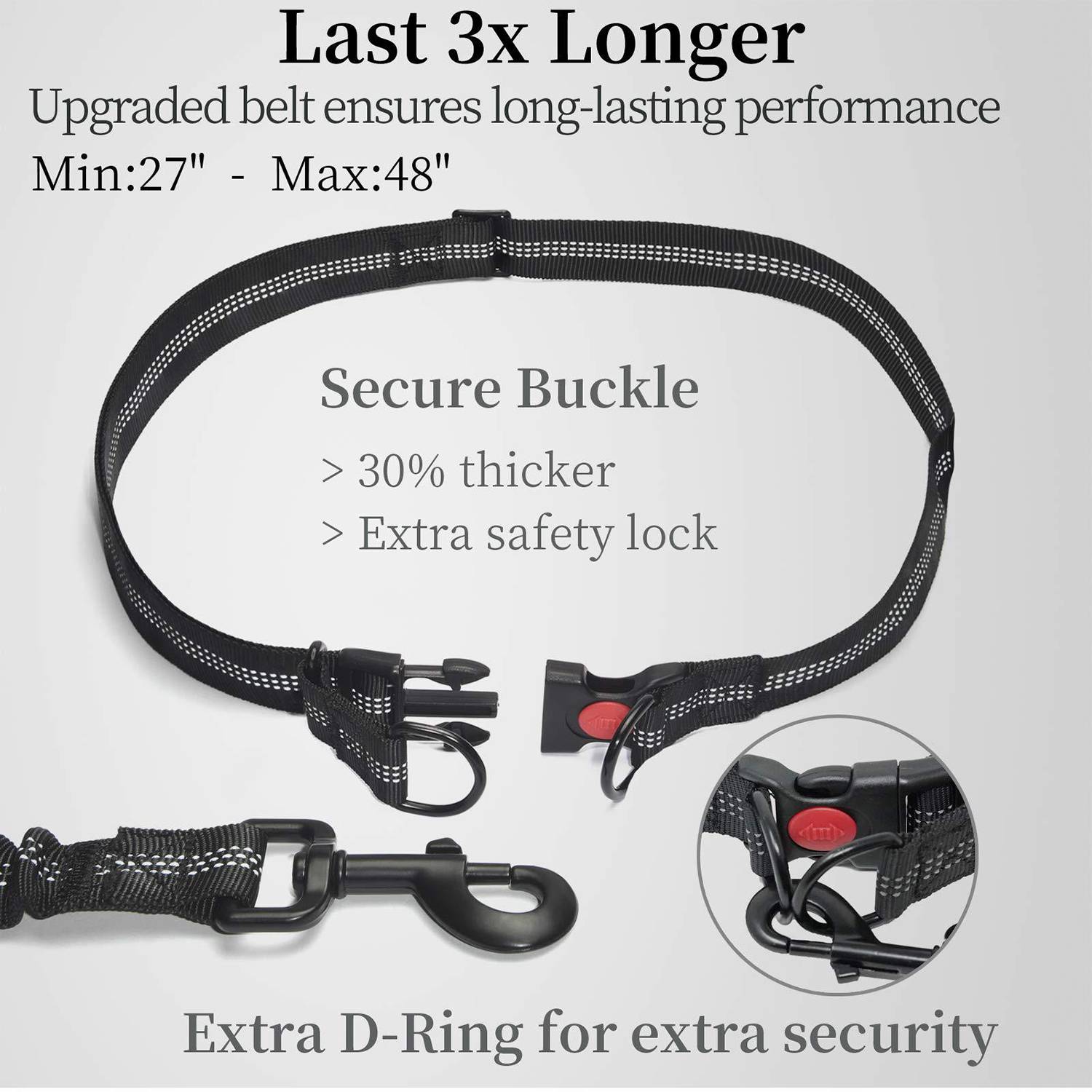 Stretching Dog Leash W/ Waist Bag 5