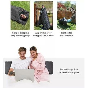 Waterproof Camping Outdoor Down Puffy Blanket 2
