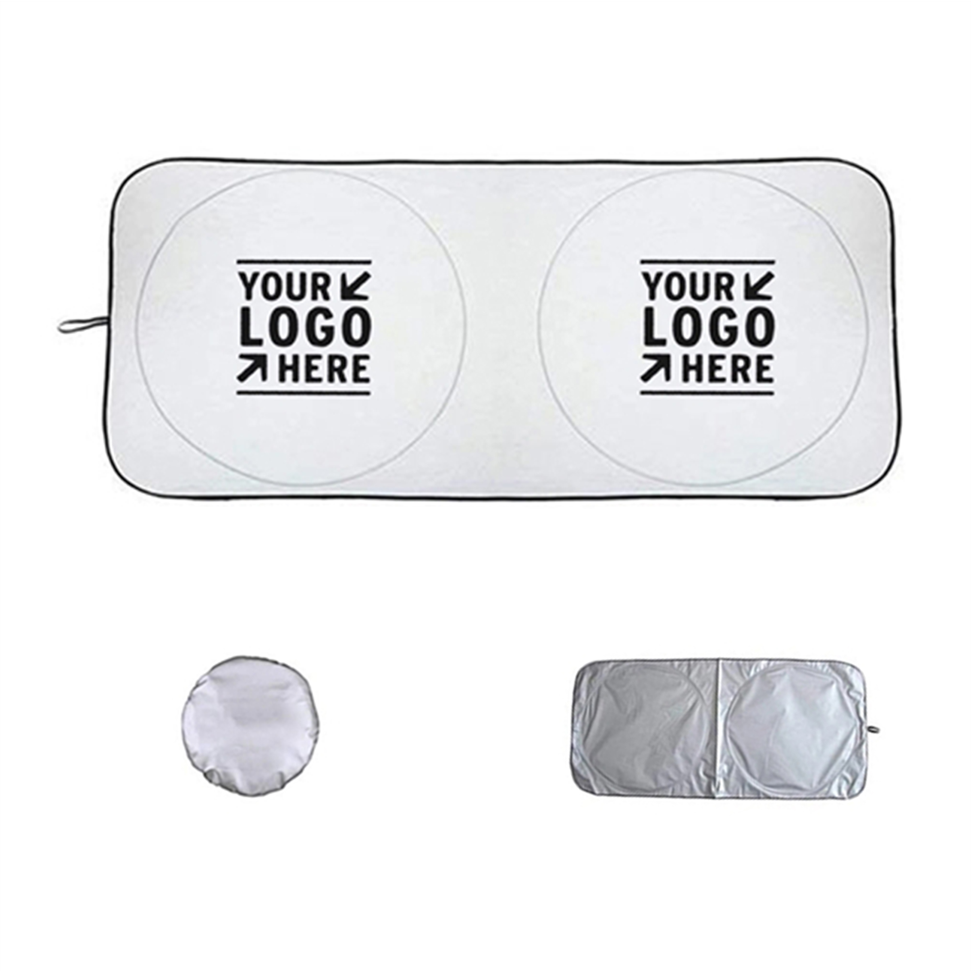 Foldable Car Windshield Sun Shade With Pouch 3