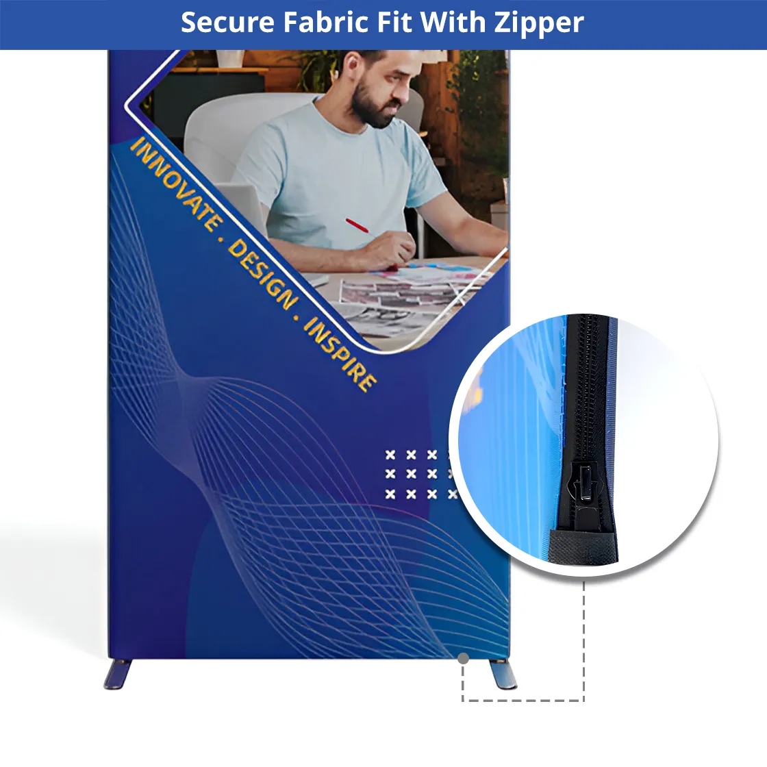 13ft Magnetic Modular Fabric Displays - Curved Shape 11