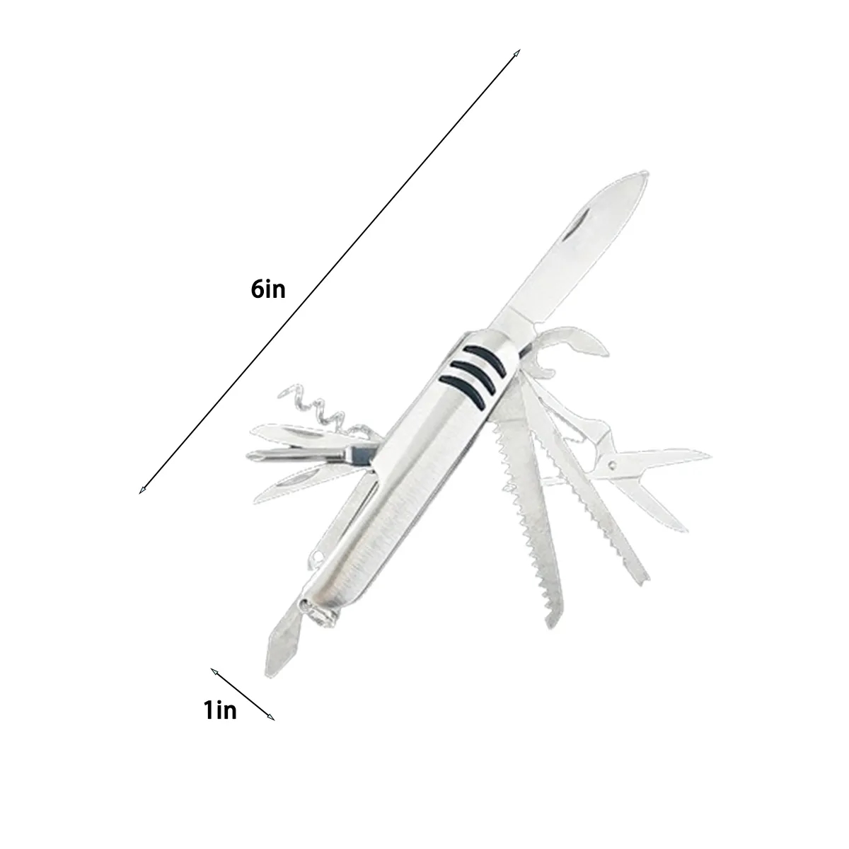 11-in-1 Outdoor Multifunctional Pocket Swiss Knife 4