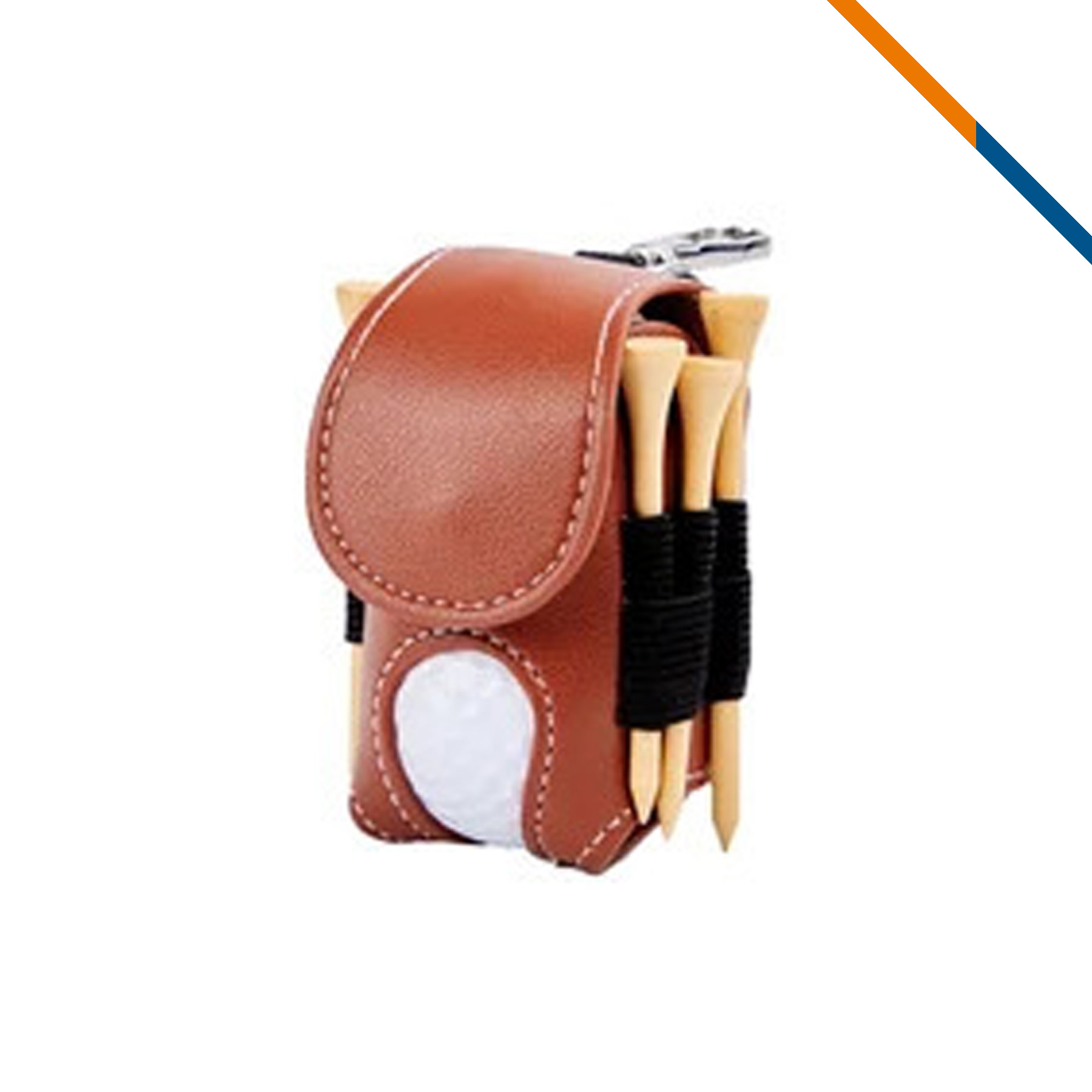 Pulsex 3in1 PU Leather Golf Ball Pouch 9