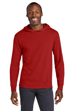 Jerzees Classics Unisex Cotton Long Sleeve Hooded T-Shirt 363LH 35