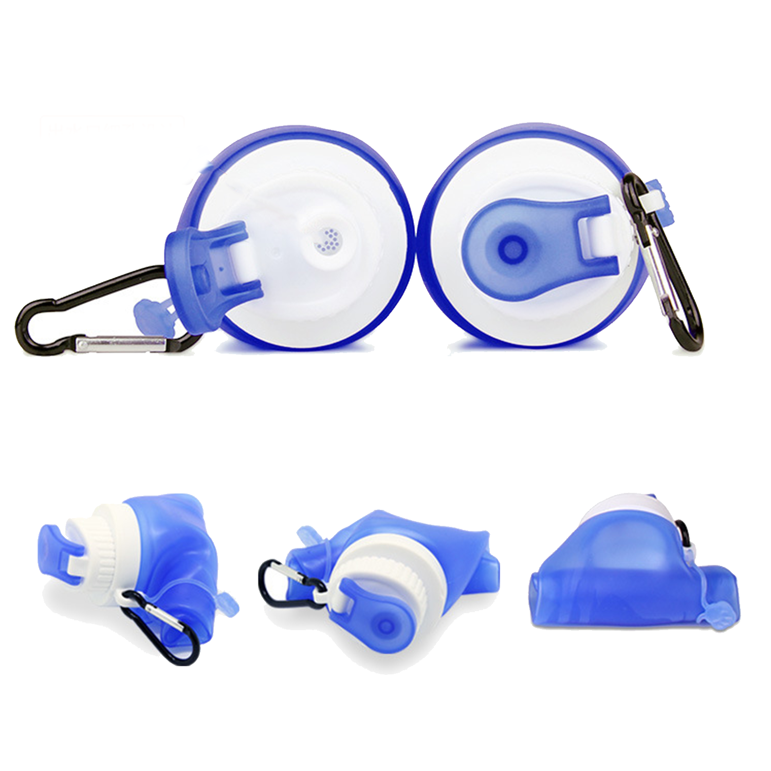 Portable silicone collapsible sports water bottle 4
