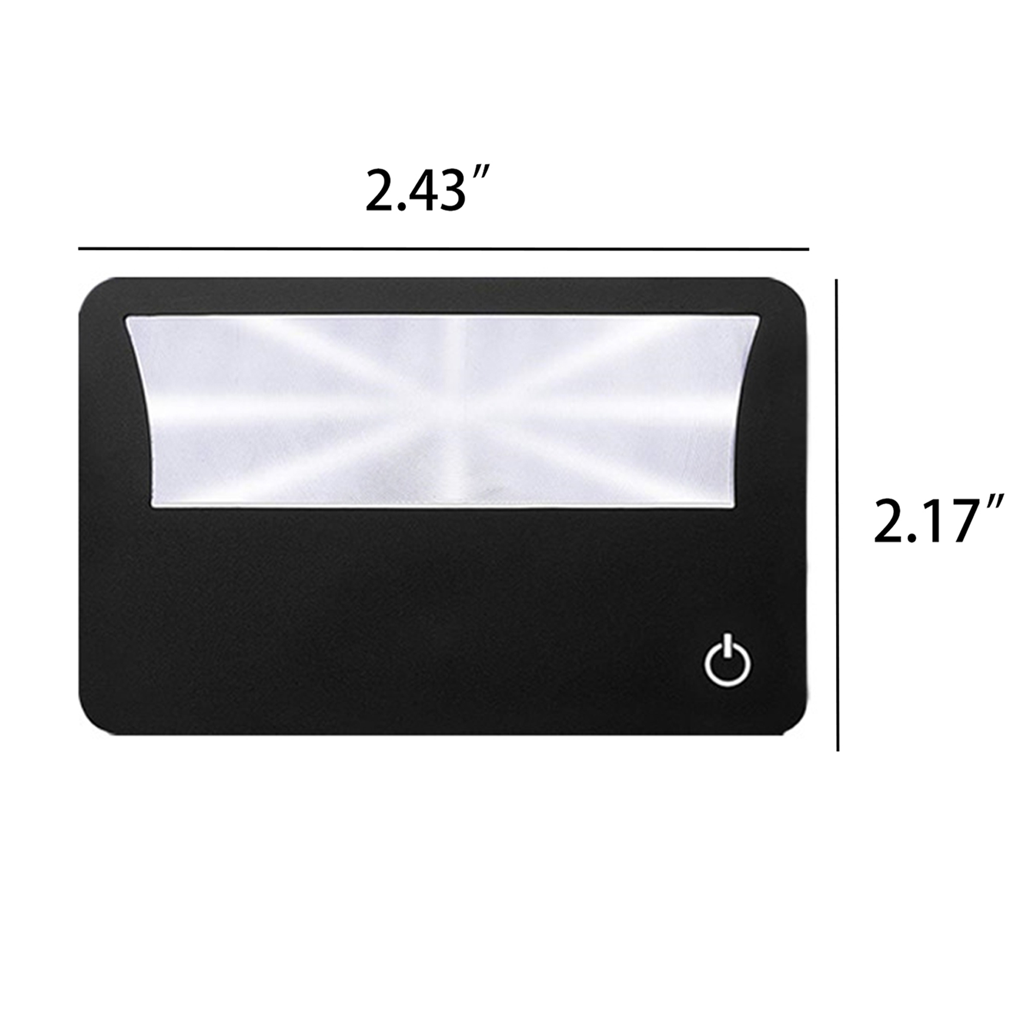 3x Credit Card Lighted Magnifiers 3