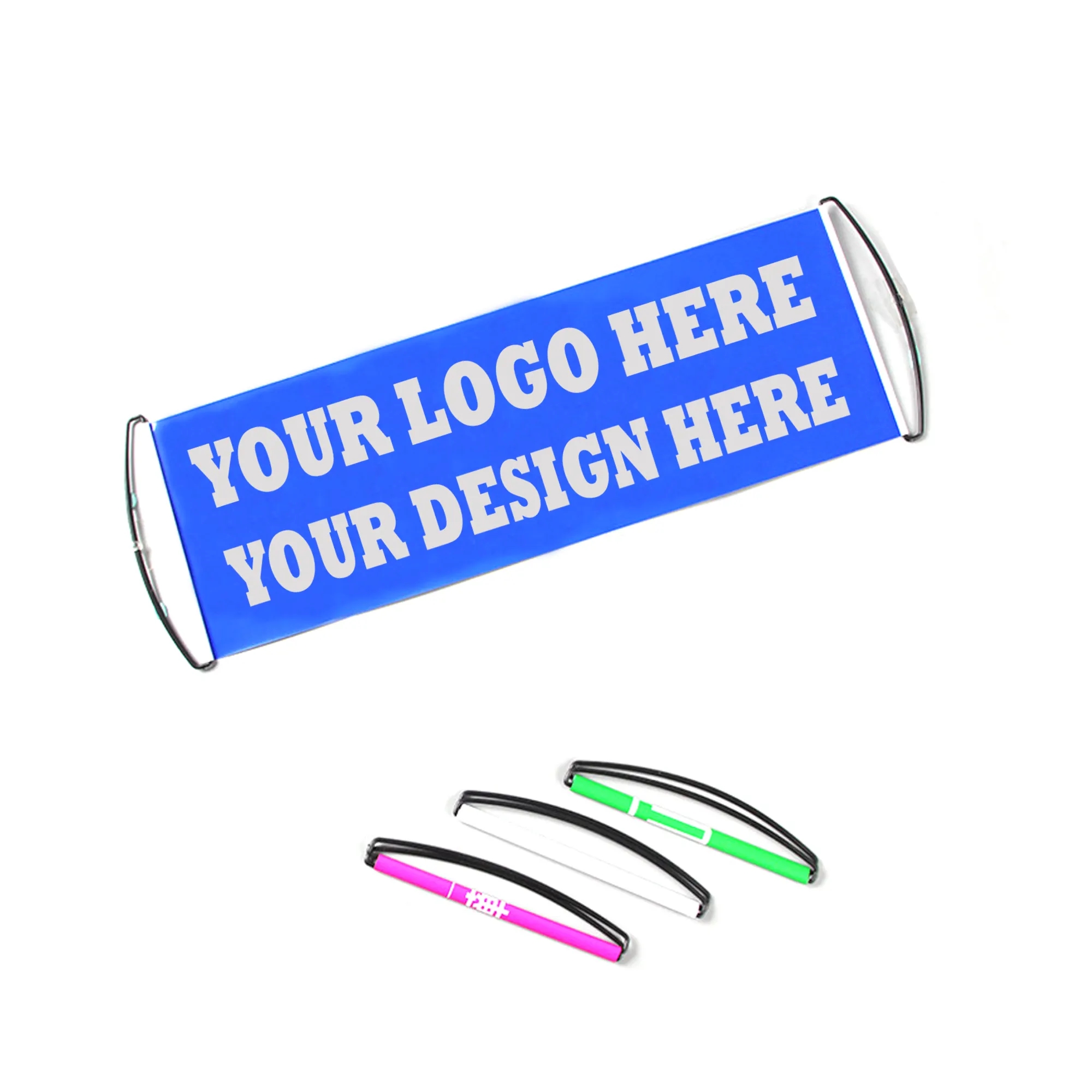 PET Retractable Handheld Banner MOQ 100 PCS 2