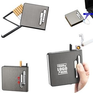 Automatic Cigarette Case With Built In Tungsten Lighter 14
