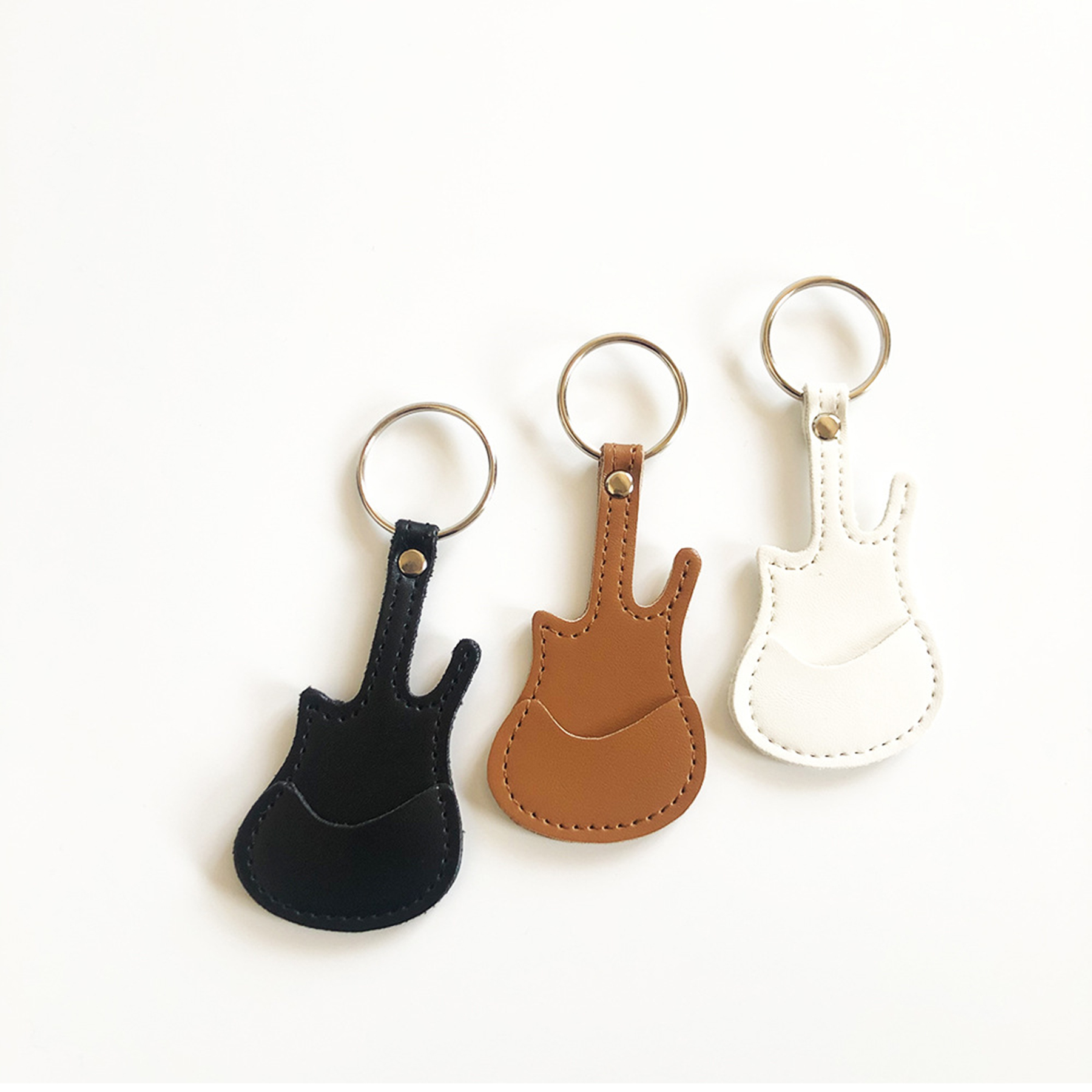 Unique Guitar Shape Pick Holder 1