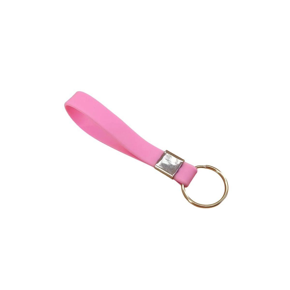Durable Silicone Wristband Keychain with Custom Logo Branding 9