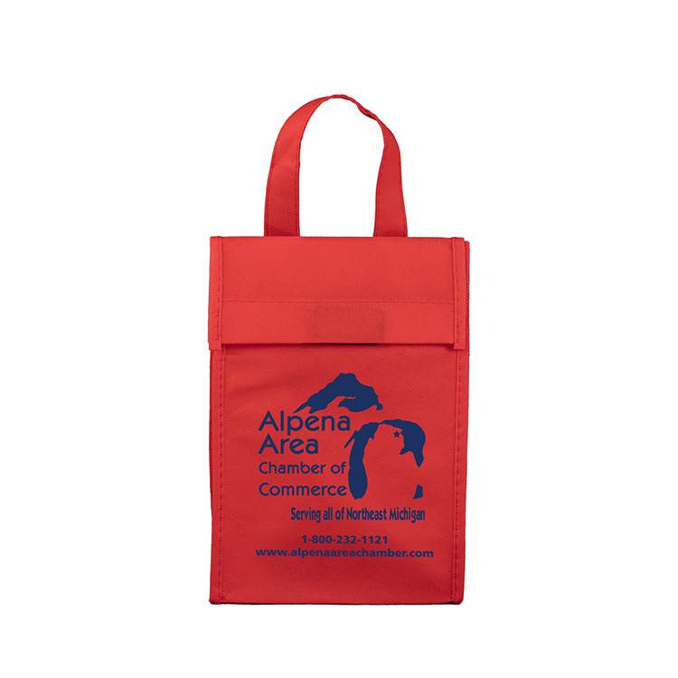 6-1/2"W x 9"H x 3 ½"Gusset - "BAG-IT" Value Priced Lightweight Lunch Tote Bag 7