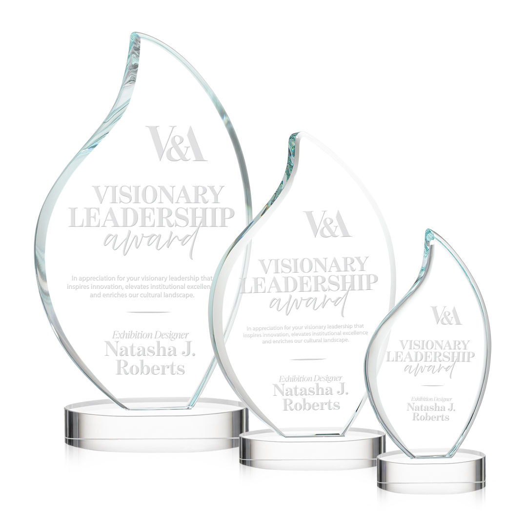 Odessy Flame Award on Alberton Base - Clear