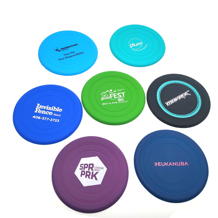 Non-Slip Silicone Flying Saucer/Discs Resistant Chew Dog/Pet/Puppy Toy 15