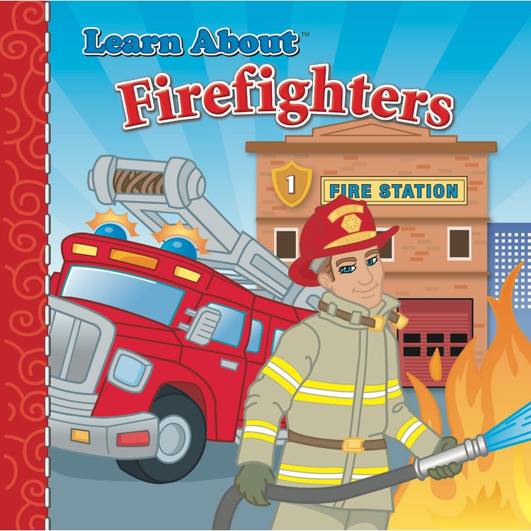 Learn About Firefighters Storybooks - 12 Pages Ages 2-7 2