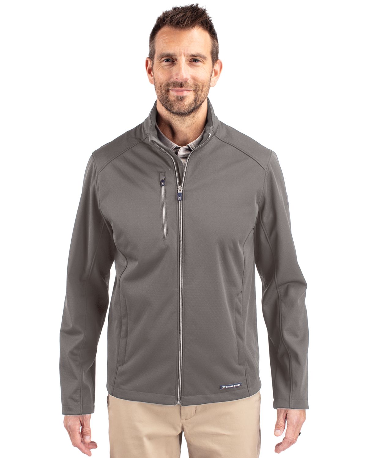Cutter & Buck Evoke Recycled Honeycomb Fleece Mens Full Zip Jacket 20