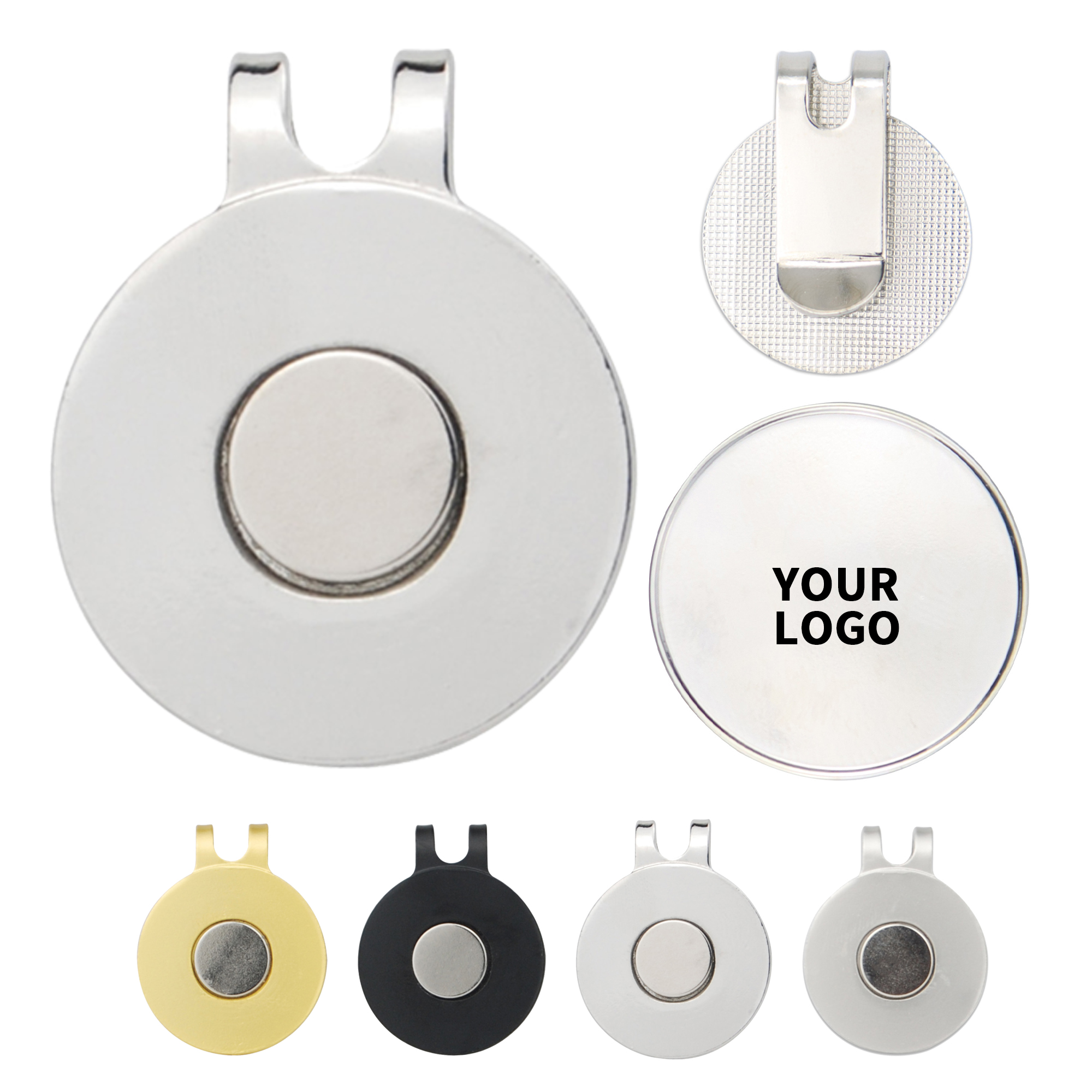 Nickel Plated Hat Clip With Magnetic Marker Retention 3