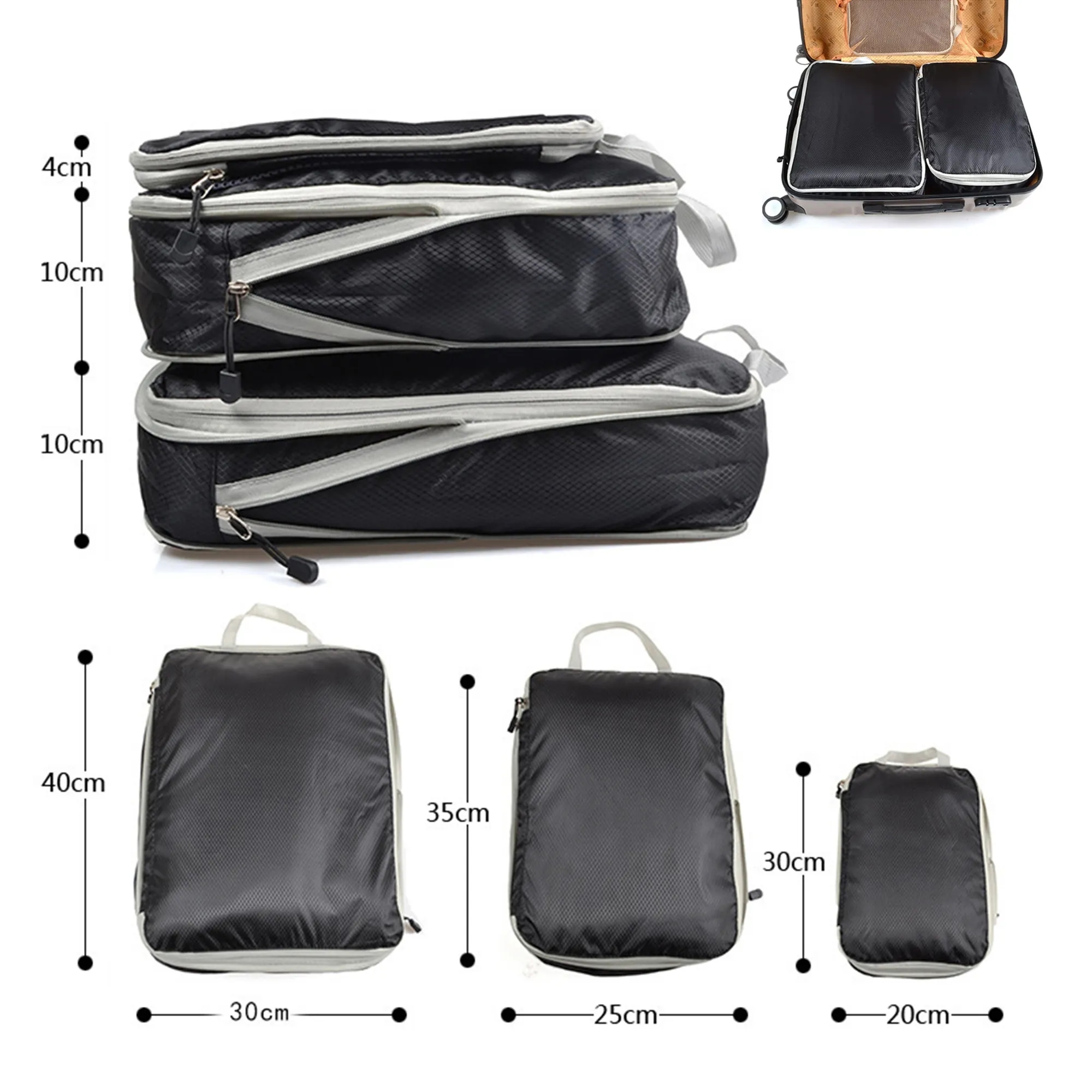 3 Set Packing Travel Organizer Bag 3