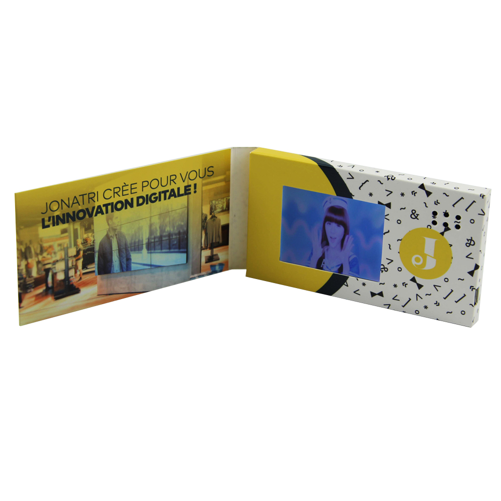 2.4 inch LCD Business Card Video Brochure-1GB 4