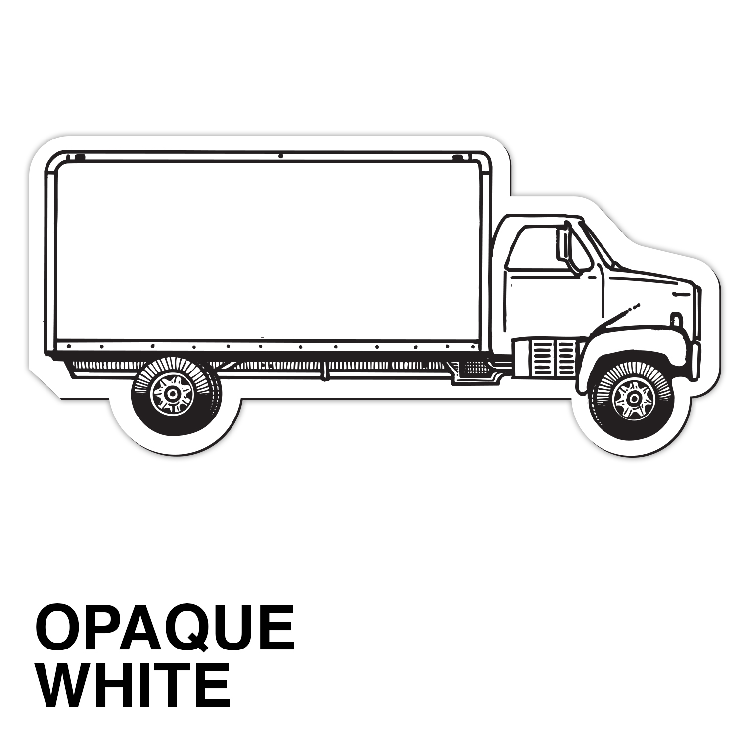 Delivery Truck Magnet - Full Color 1