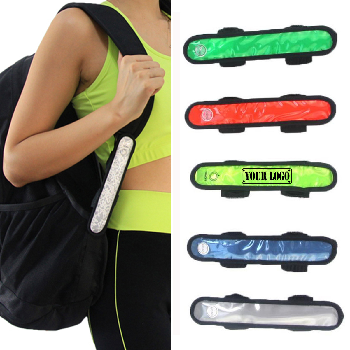 Light Up LED Reflective Safety Pendant 3