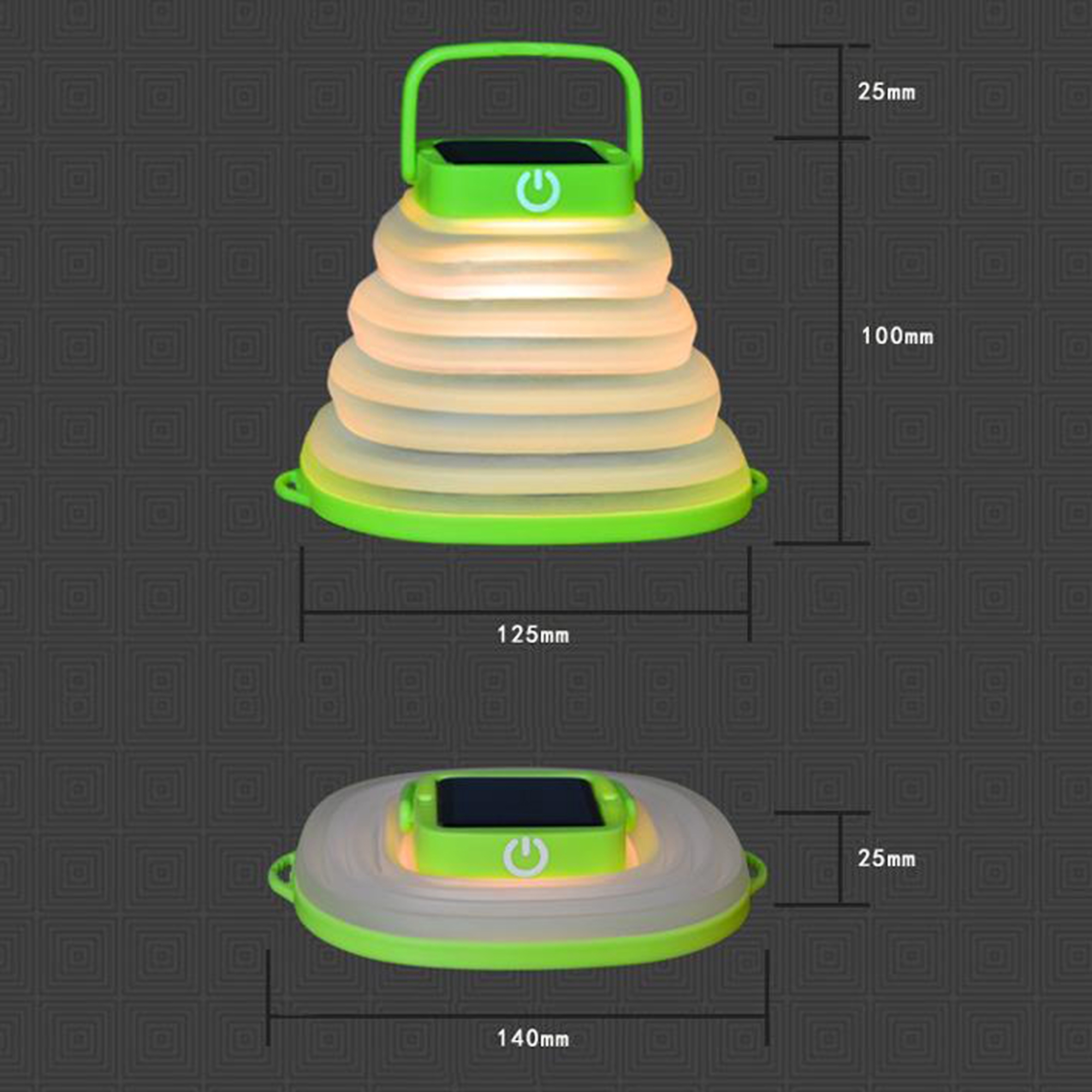 Solar LED Collapsible Camping Lantern 3