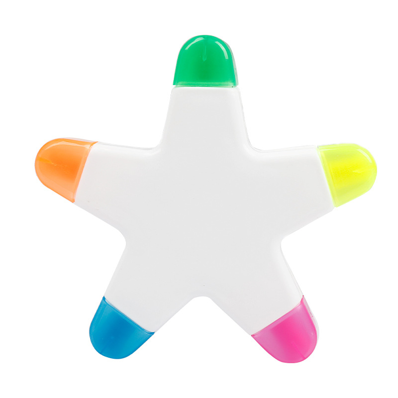 Star Shape Five-Color Highlighter 4