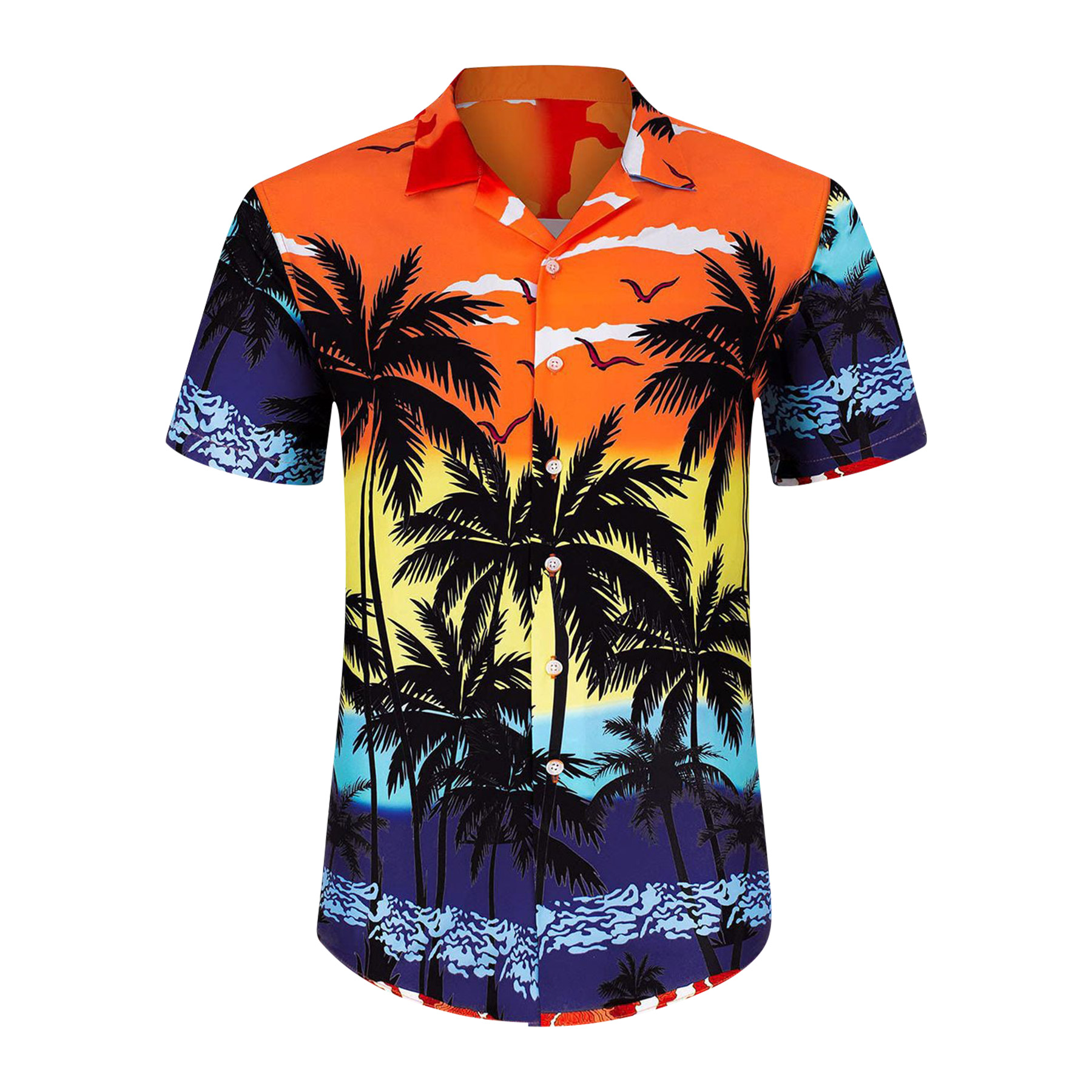 Mens Hawaiian Short Sleeve Shirt 10