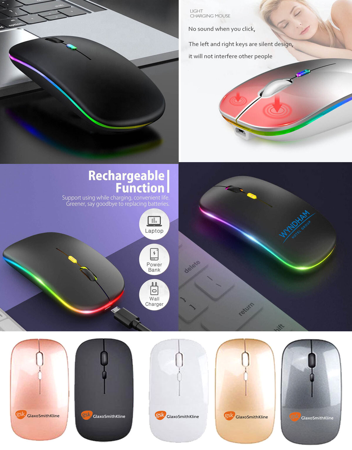 iBank ® LED Wireless Mouse with Built-in rechargeable battery 1