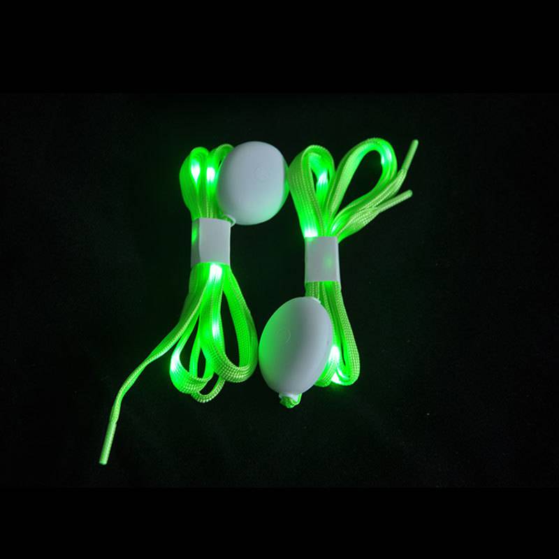 LED Glow Twill Shoelaces 2