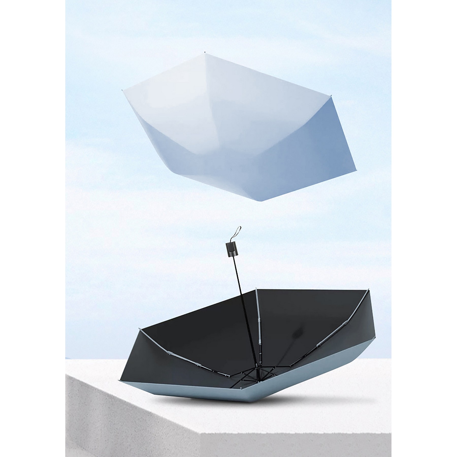Triple Folding Uv Protection Umbrella 4