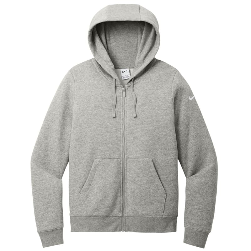 Nike Ladies Club Fleece Sleeve Swoosh Full-Zip Hoodie, custom hoodie or sweatshirt with logo imprint 6