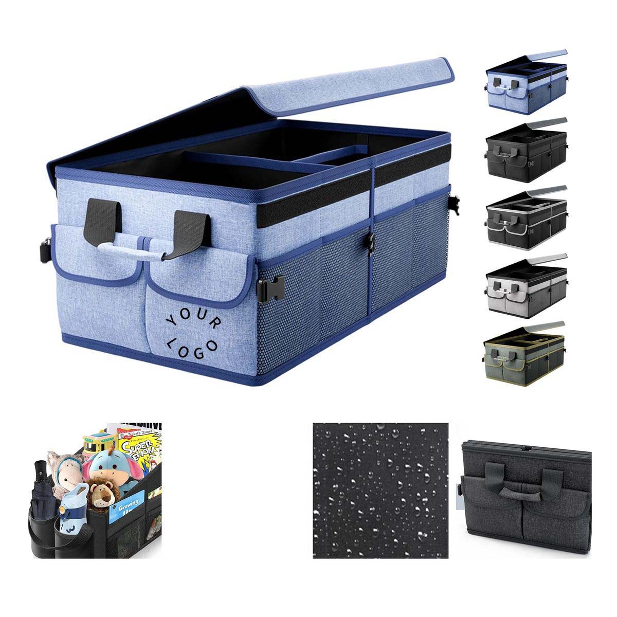 Car Storage Box with Handle and Foldable Design 5