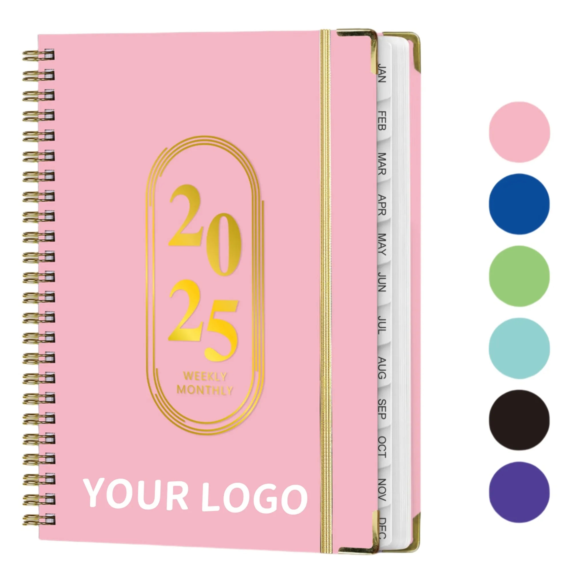 2025 Monthly Planner with Spiral Bound 1