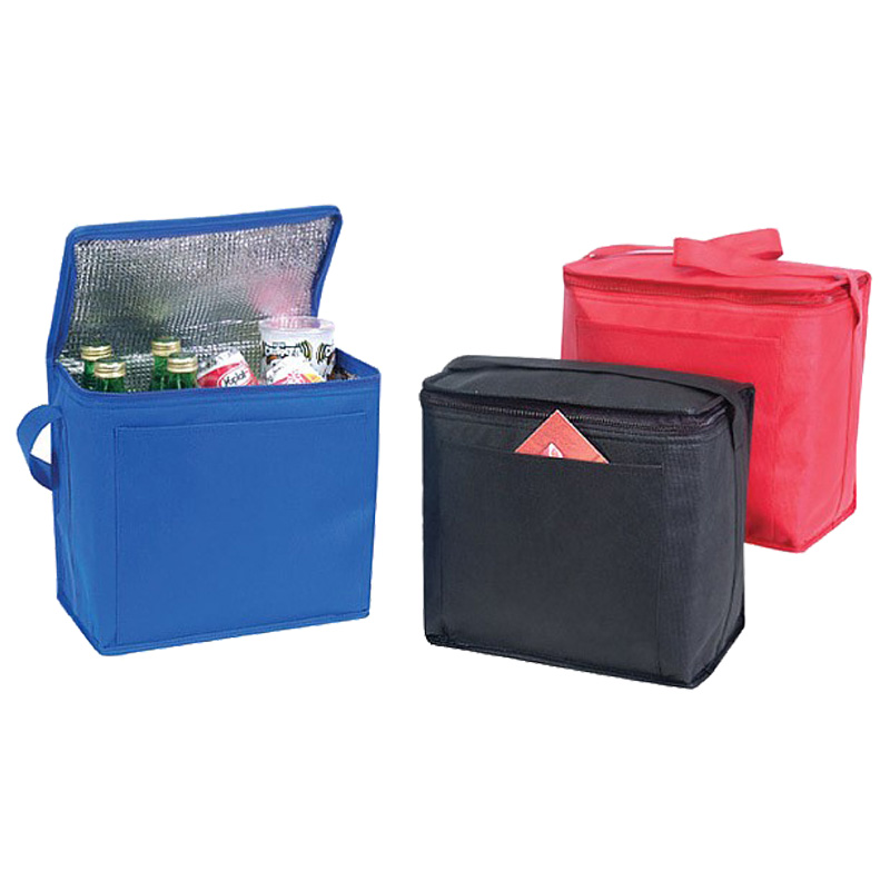11" x 10" x 7" Non-Woven Cooler Bag w/ Foil Lining 1