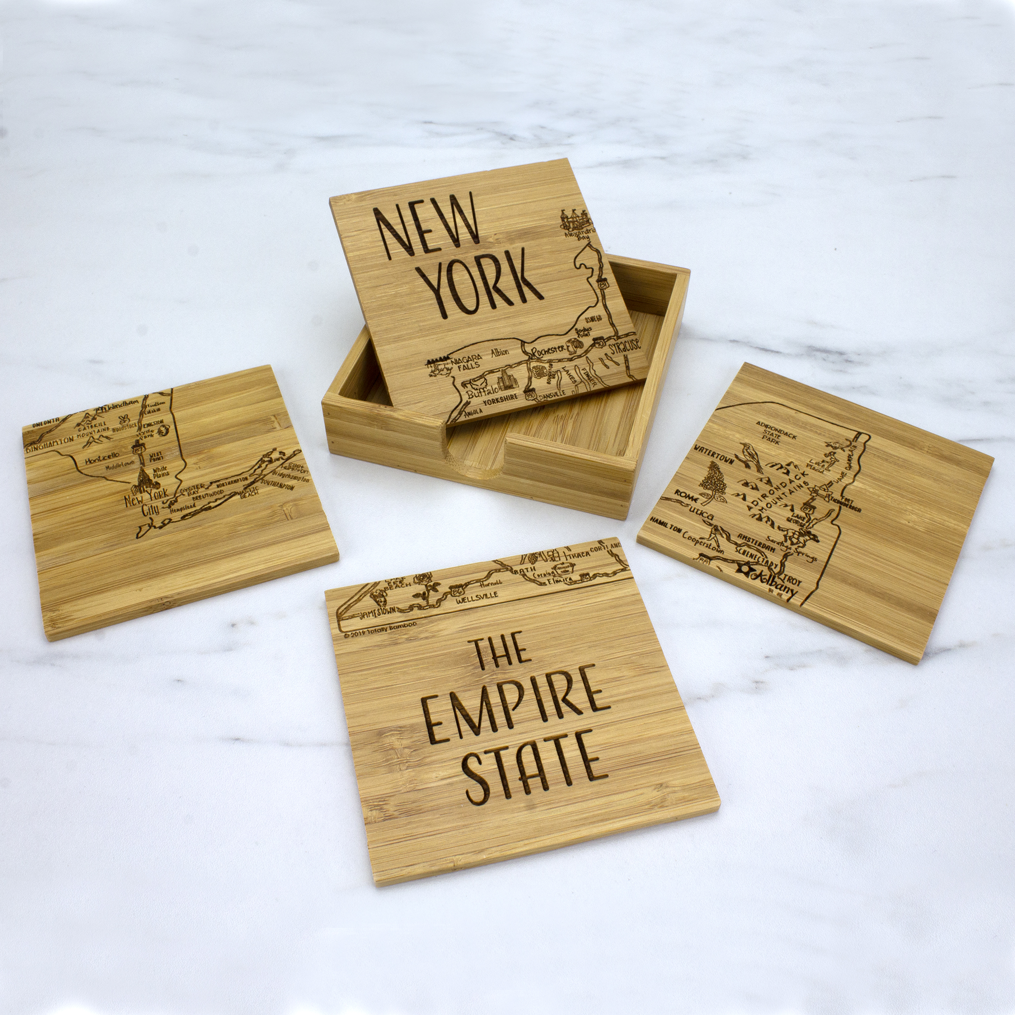New York Puzzle Coaster Set 13