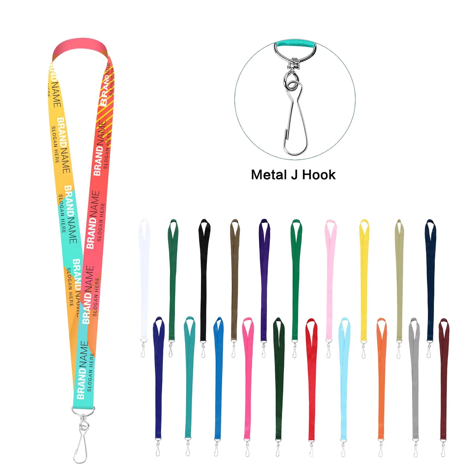 Lanyards for Id Badges Badge Holder Keys 6
