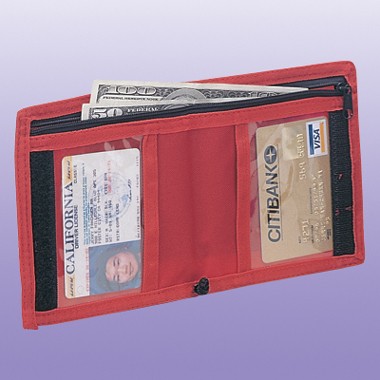 POCKET BI-FOLDWALLET w/ FRONT CLEAR ID/BADGE WINDOW 2
