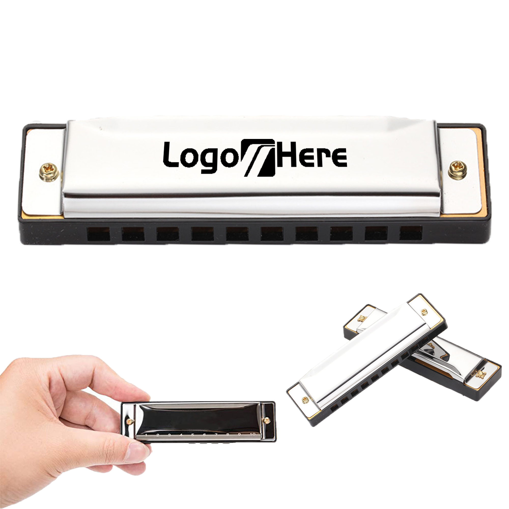Pocket 10 Hole Harmonica 3
