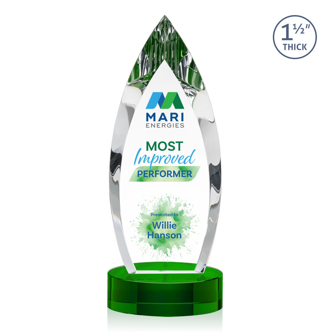 Fortier VividPrint™ Award on Base - Green 2