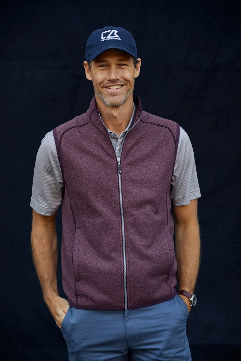 Mainsail Sweater-Knit Mens Full Zip Vest