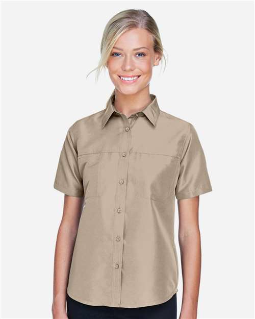 Women's Key West Short Sleeve Performance Staff Shirt - M580W 23