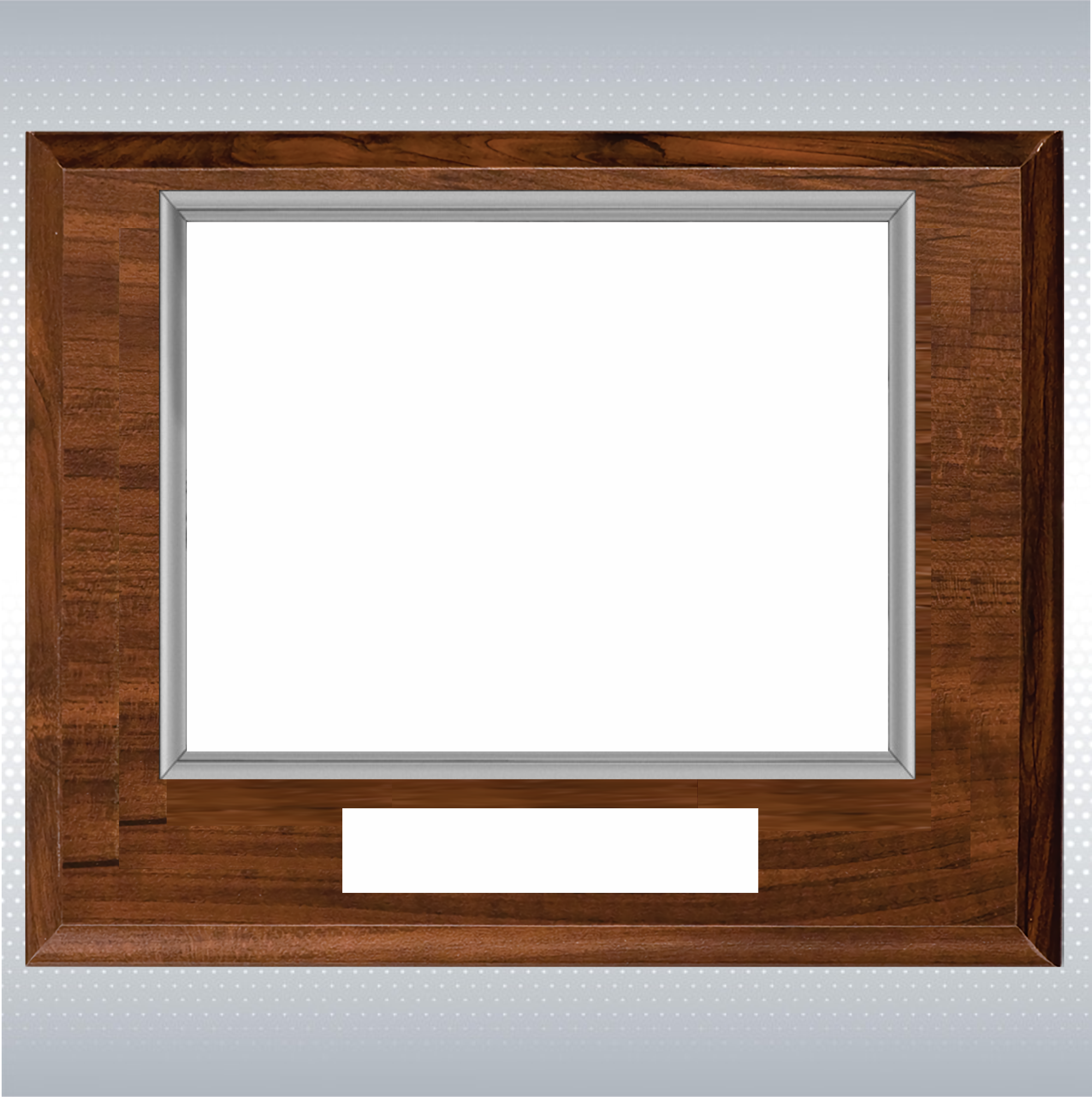 Cherry Finish Certificate Plaque 10