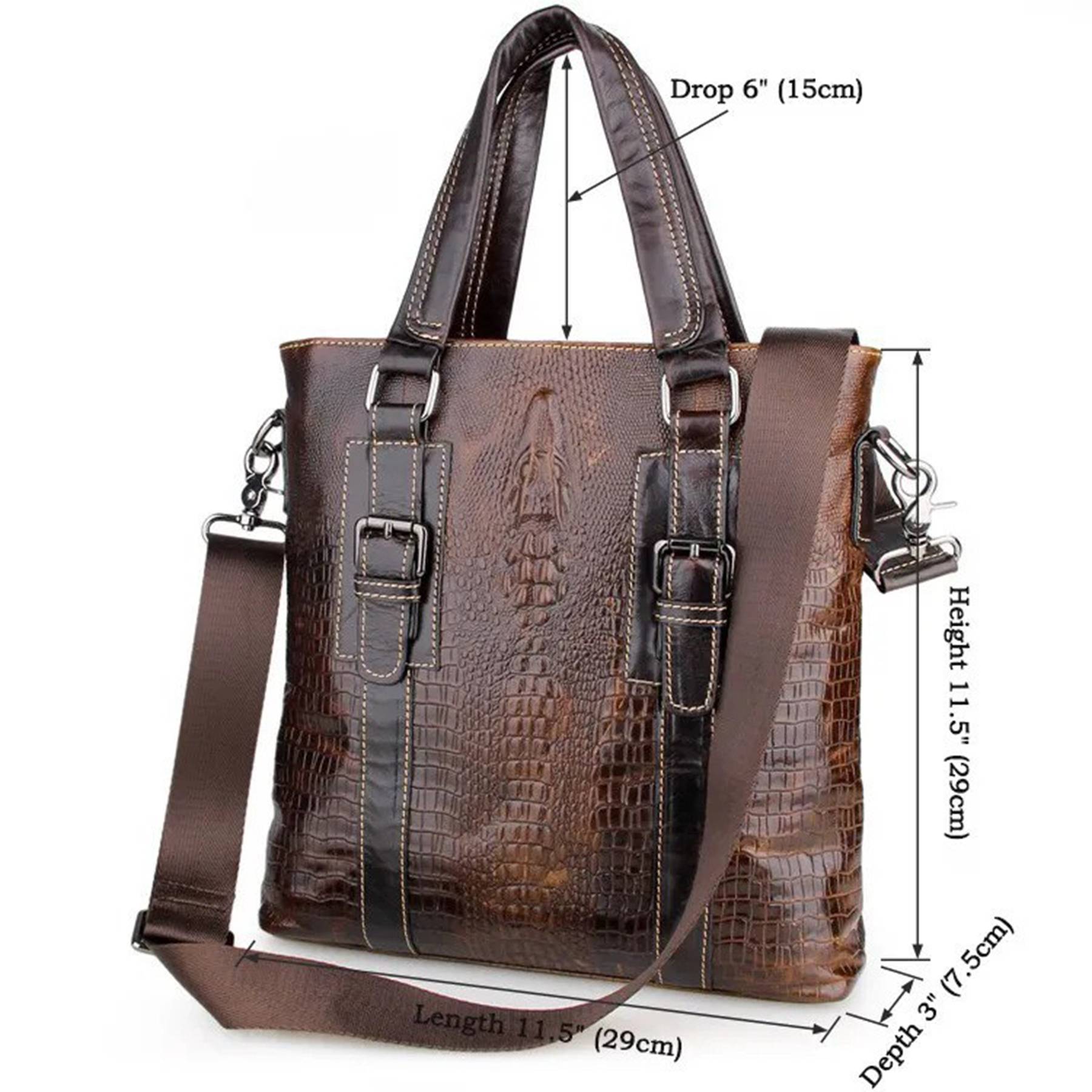 Leather Waterproof Wearable Cross-body bag 5